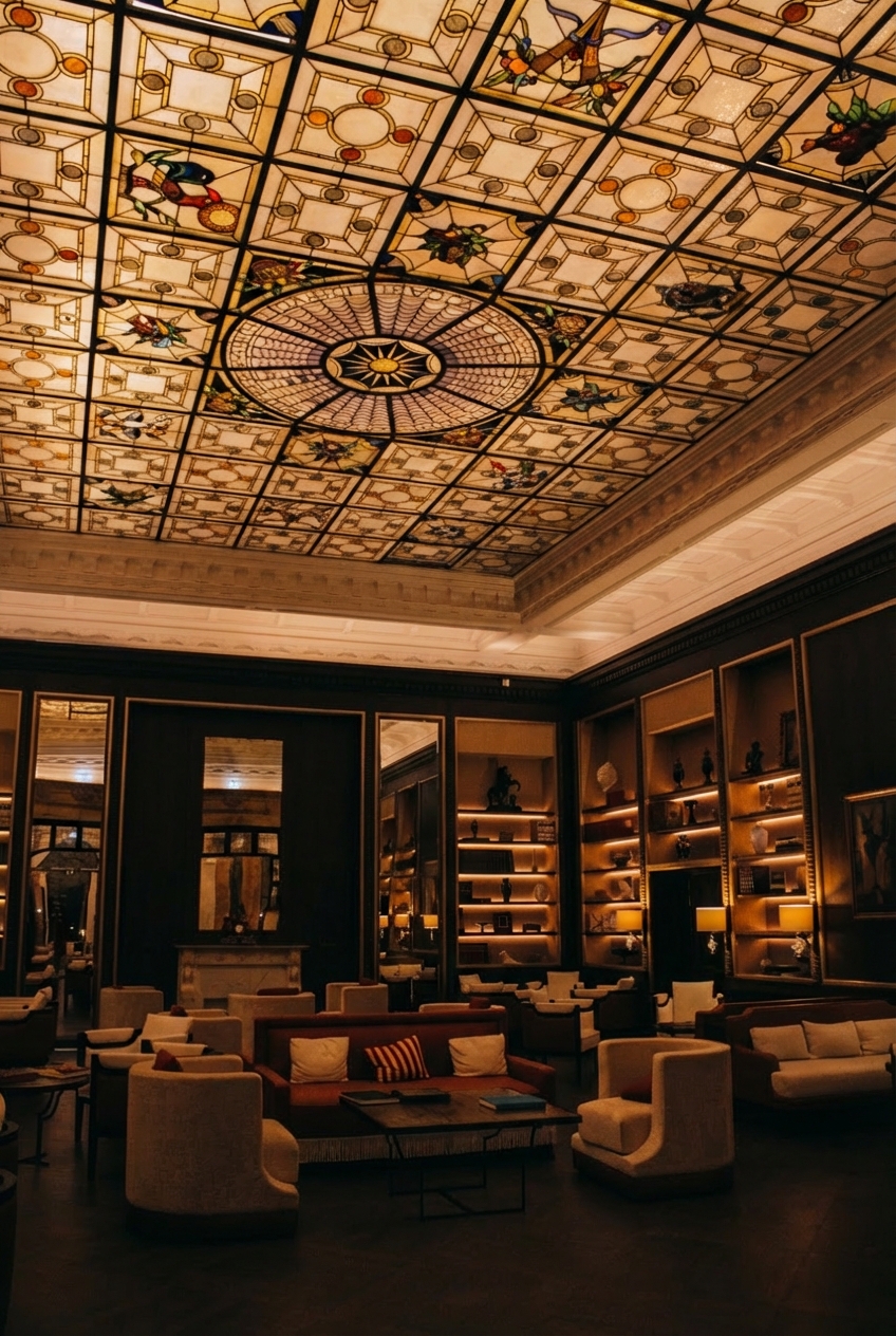 Side profile portrait of a woman
