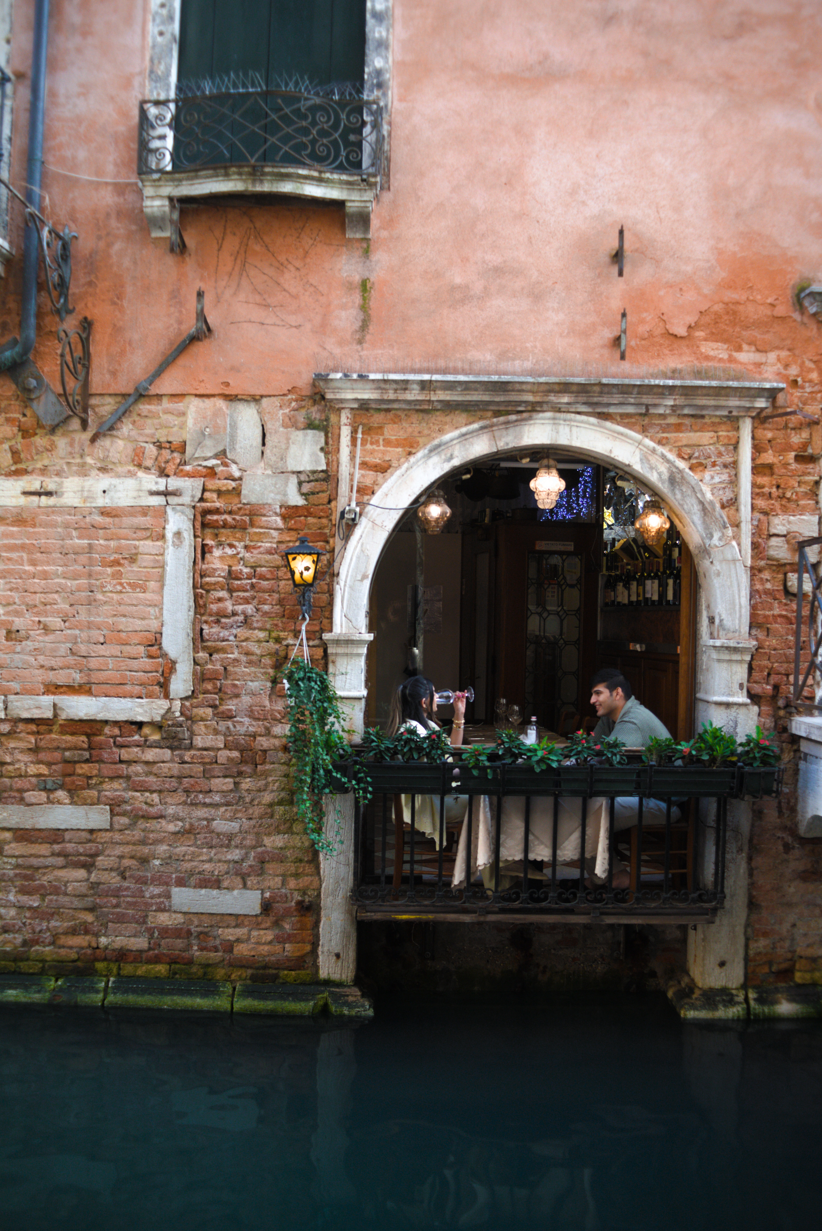 Side profile portrait of a woman
